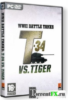 WW II Battle Tanks T-34 VS. Tiger
